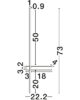 Seinävalaisin LED 5W