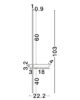 Seinävalaisin LED 10W