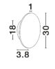 Настенный светильник LED 14W