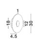 Wall light LED 14W