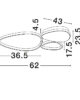 Ceiling light LED 31W
