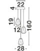 Riippuvalaisin LED 24W