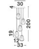 Pendant light LED 40W