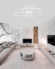 Ceiling light LED 55W
