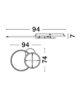 Laevalgusti LED 44W