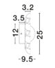 Wall light LED 4W