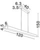 Pendant light LED 36W