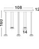 Riippuvalaisin LED 40W