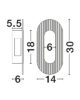 Seinävalaisin LED 6W