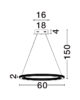 Riippuvalaisin LED 48W