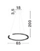 Riippuvalaisin LED 30W