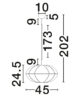 Rippuv laevalgusti E27