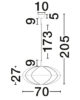 Rippuv laevalgusti E27