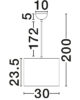Rippuv laevalgusti E27
