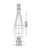 Pendant light LED 167W