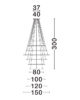 Riippuvalaisin LED 260W