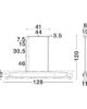 Pendant light LED 56W