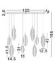 Pendant light LED 23W