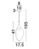 Подвесной светильник LED 3W