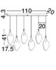 Pendant light LED 24W