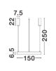 Подвесной светильник LED 80W