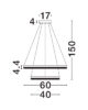 Riippuvalaisin LED 52W