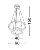 Riippuvalaisin LED 46W