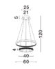 Riippuvalaisin LED 60W