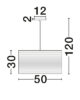 Rippuv laevalgusti E27